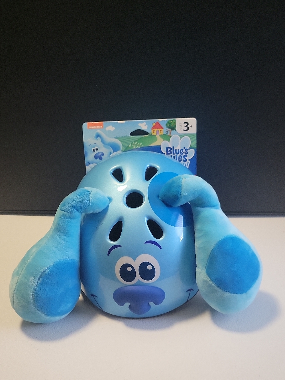 Schwinn Blue's Clues Light Blue Toddler Bike Helmet. Has A Crack On Piicher  9